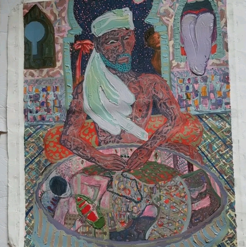 SAIL" Oil On Canvas 2016 By Tayyeb Munawar 24" × 30"